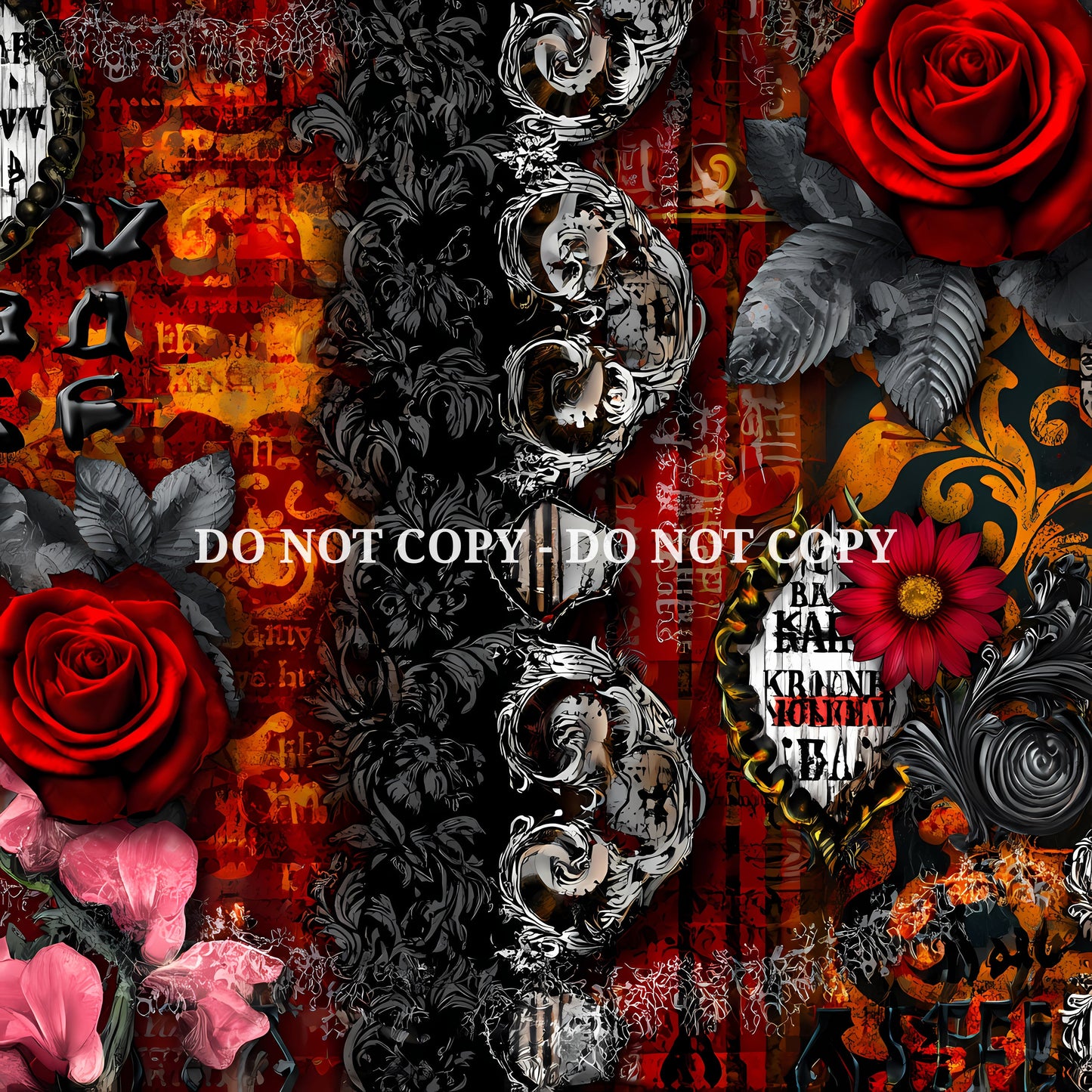 CRIMSON MIXED MEDIA - MULTIPLE VARIATIONS