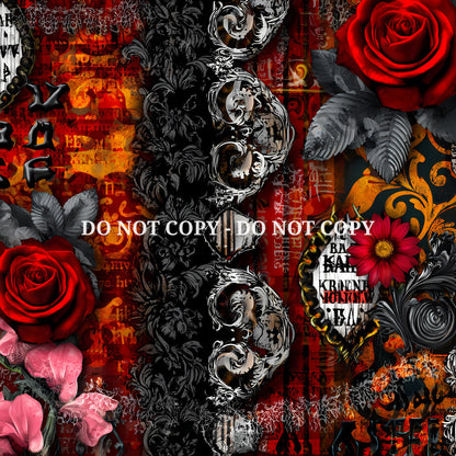 CRIMSON MIXED MEDIA - MULTIPLE VARIATIONS