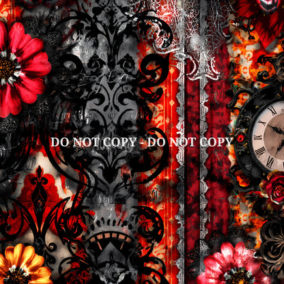 CRIMSON MIXED MEDIA - MULTIPLE VARIATIONS