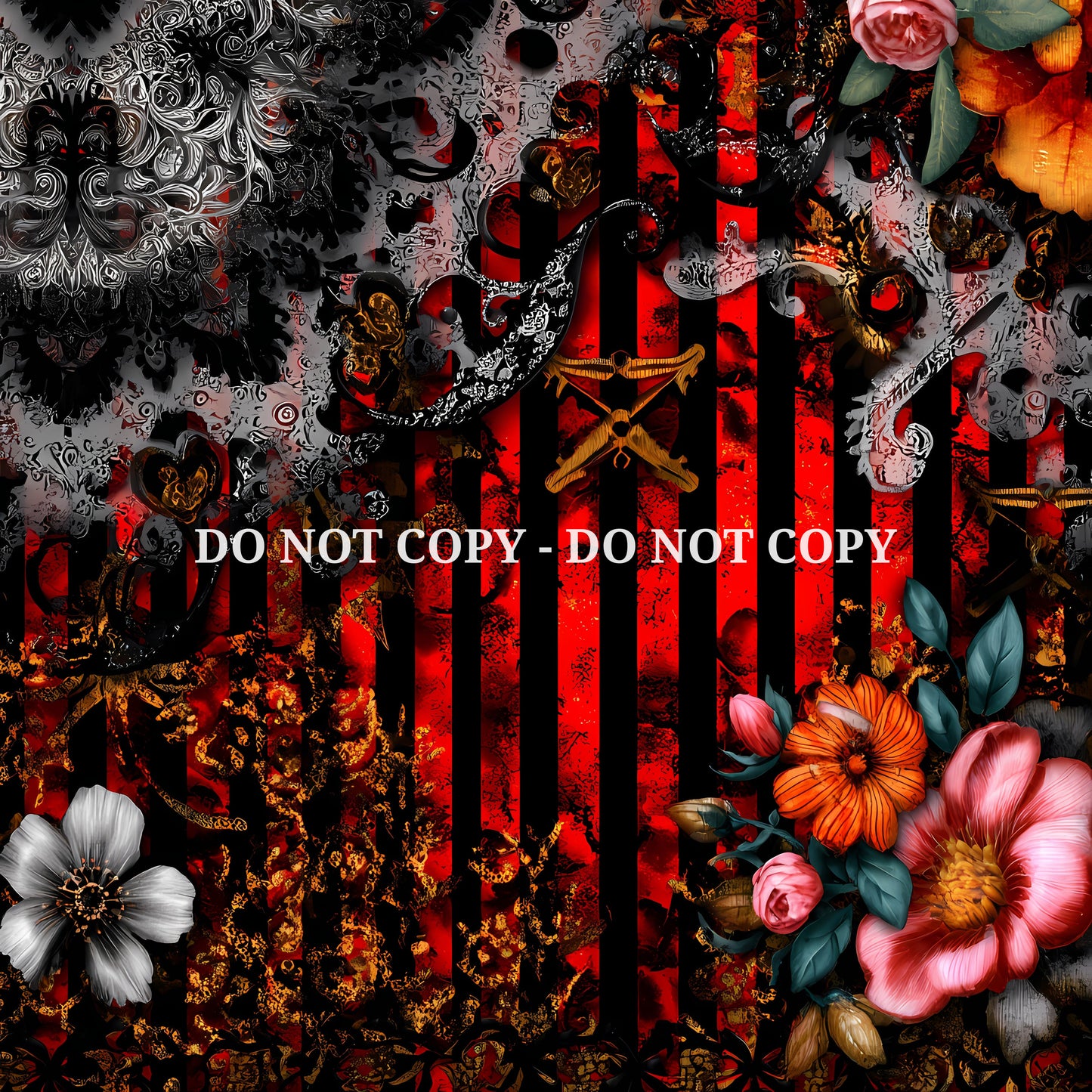 CRIMSON MIXED MEDIA - MULTIPLE VARIATIONS