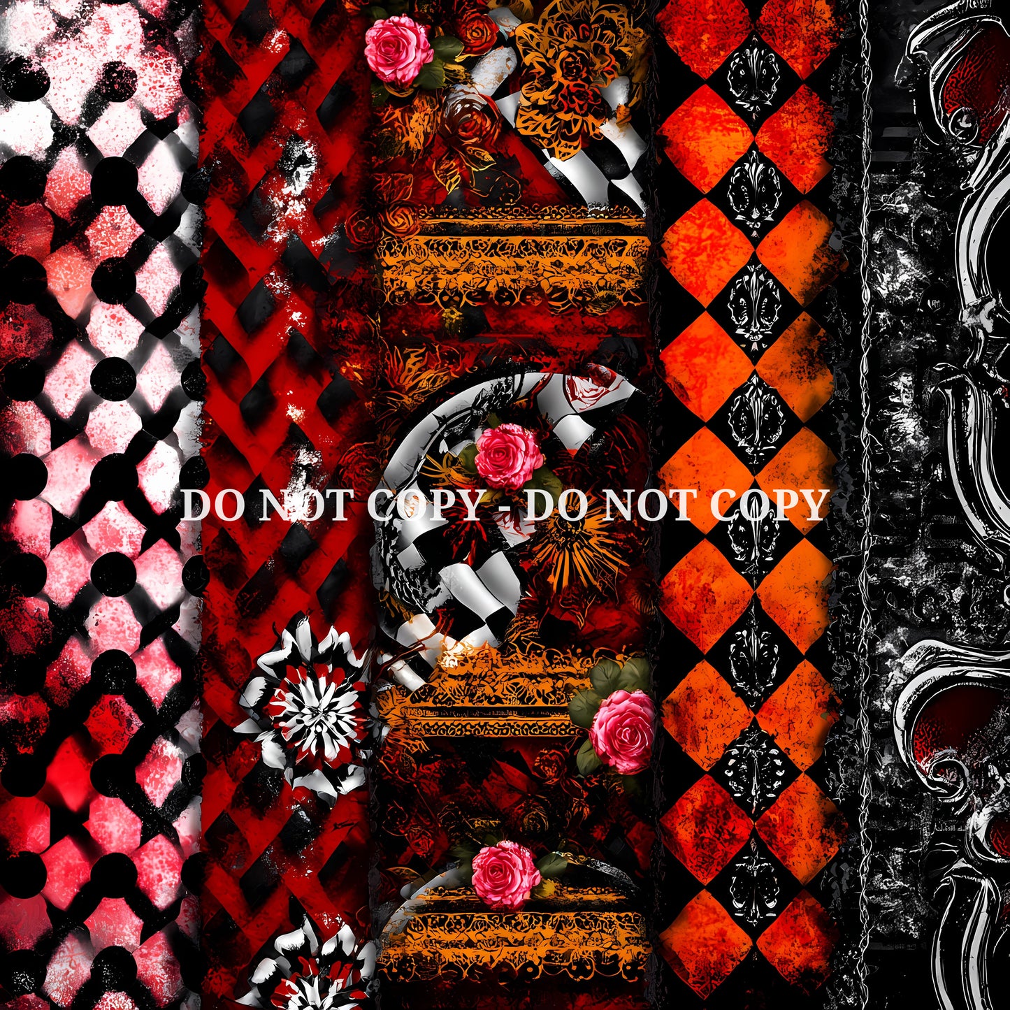 CRIMSON MIXED MEDIA - MULTIPLE VARIATIONS