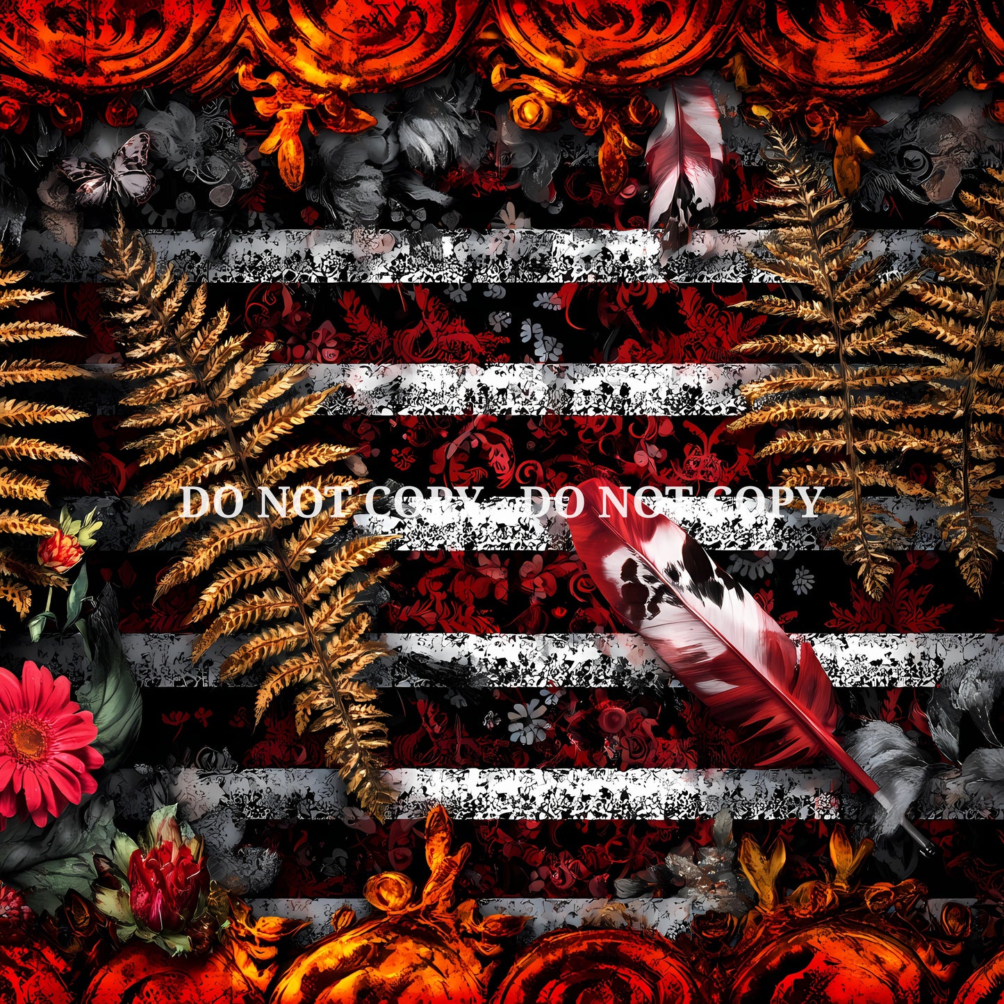 CRIMSON MIXED MEDIA - MULTIPLE VARIATIONS