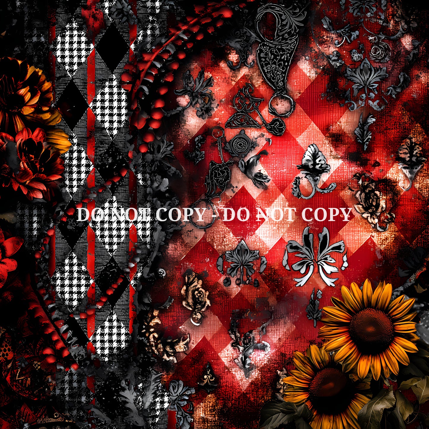 CRIMSON MIXED MEDIA - MULTIPLE VARIATIONS