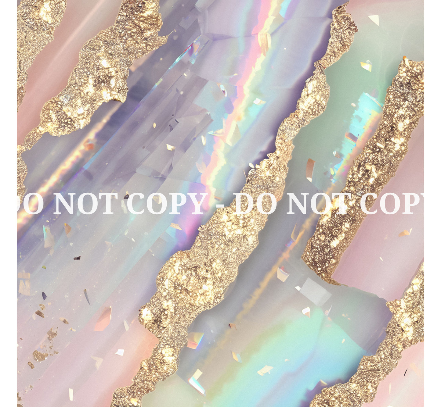 UNICORN GLAM AGATE PATTERN VINYL - MULTIPLE VARIATIONS