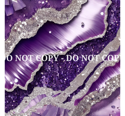 PURPLE GLAM AGATE PATTERN VINYL - MULTIPLE VARIATIONS