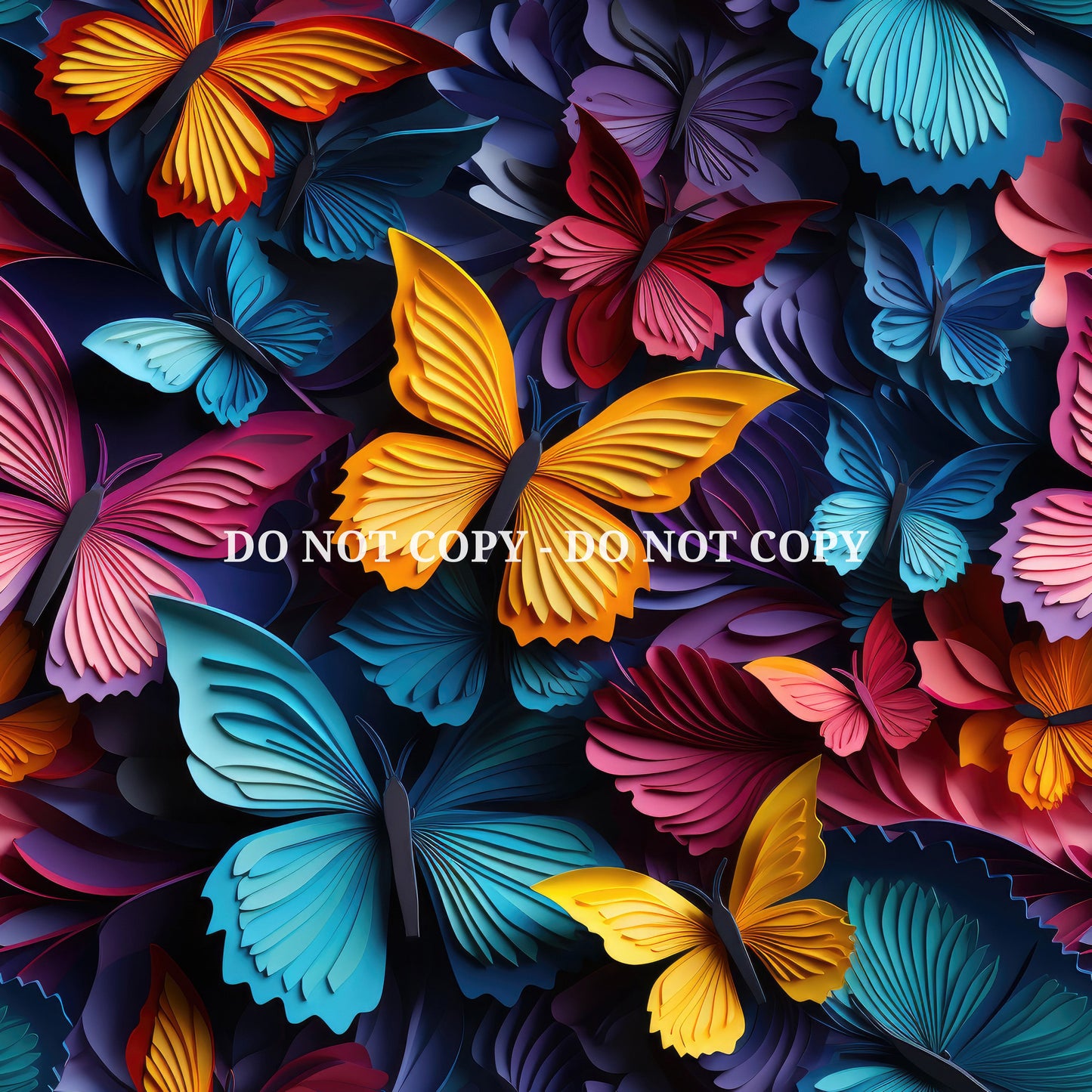 3D BUTTERFLIES - MULTIPLE VARIATIONS