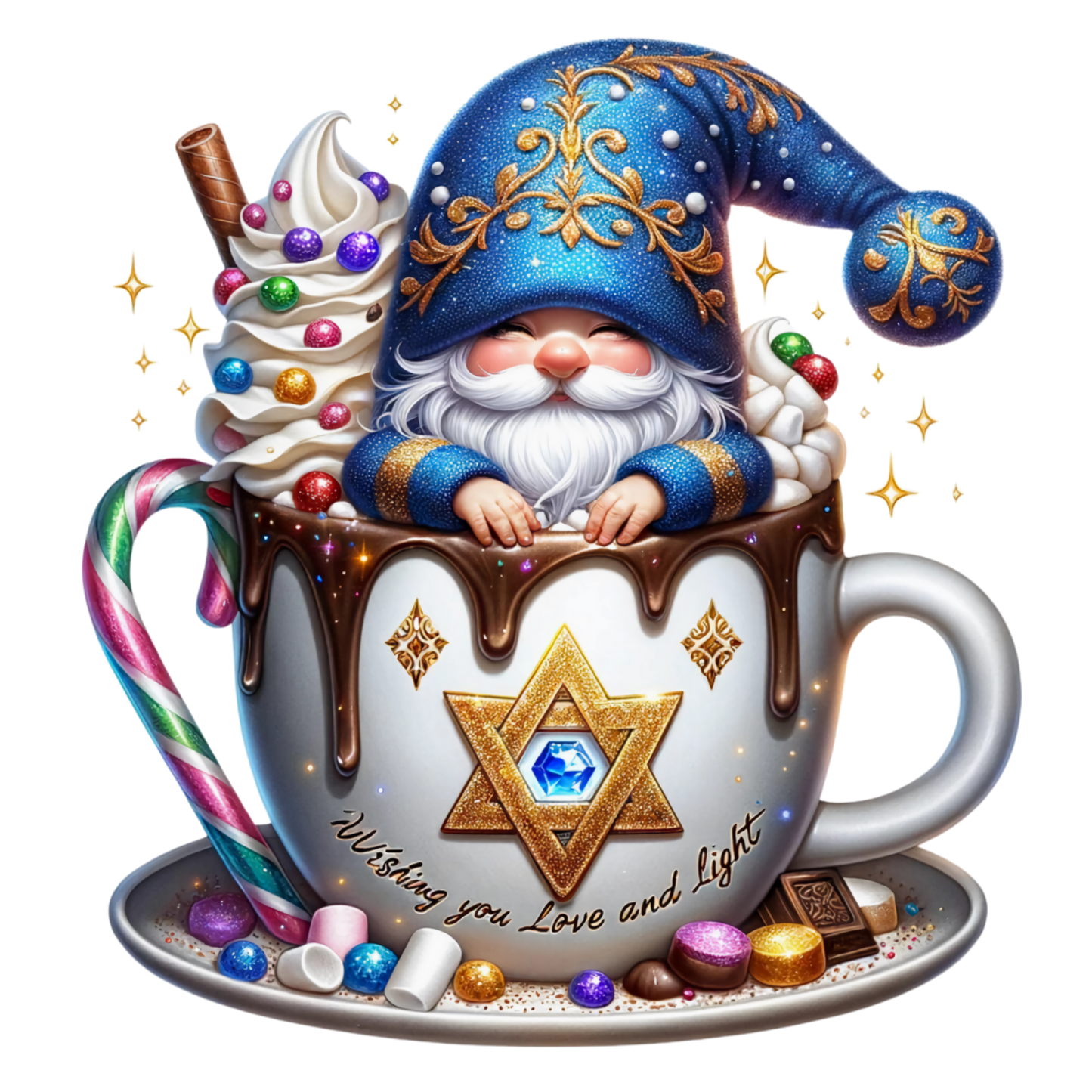 HANUKKAH GNOMES - Decals