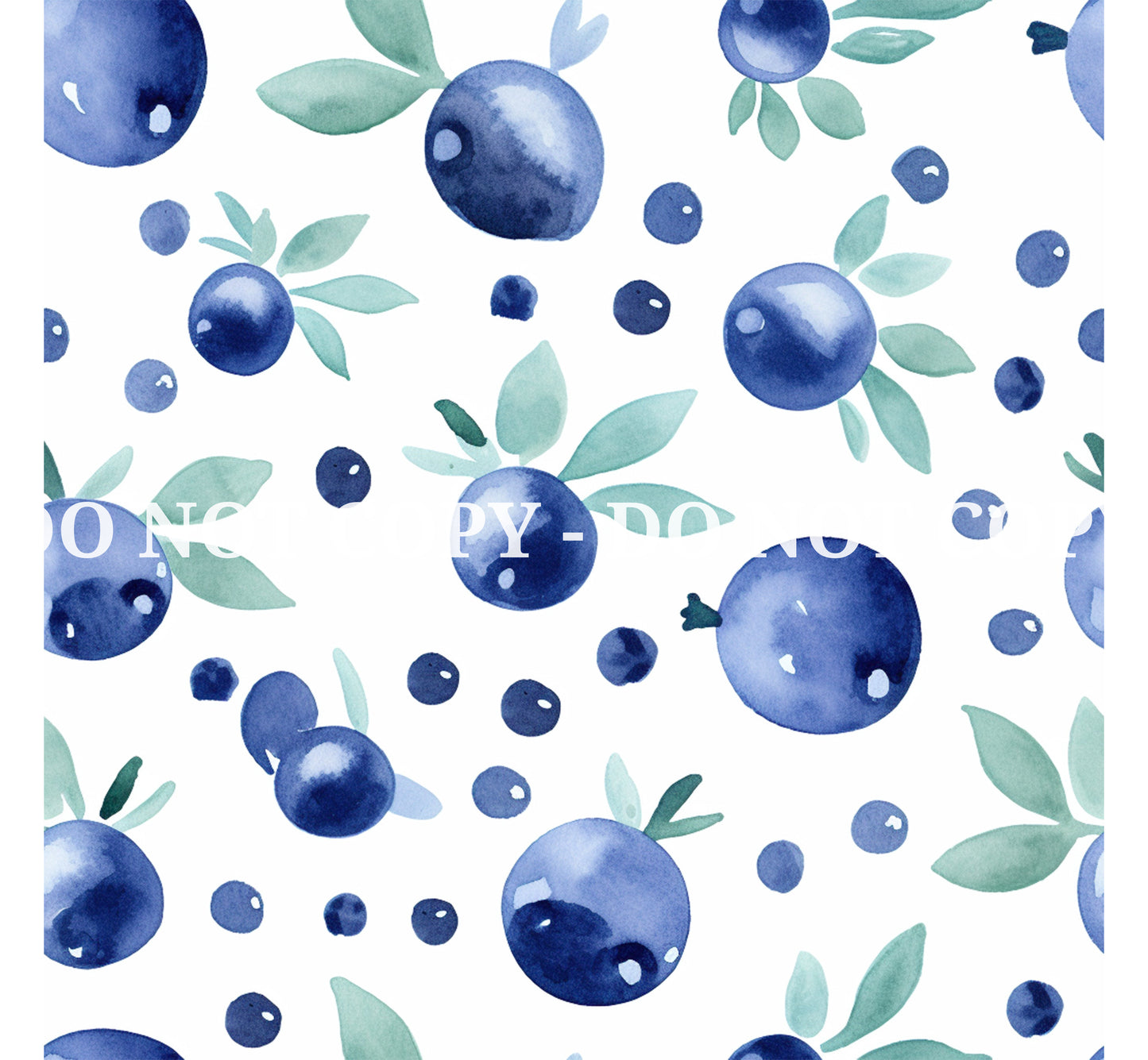 BLUEBERRY GARDEN PATTERN VINYL - MULTIPLE VARIATIONS