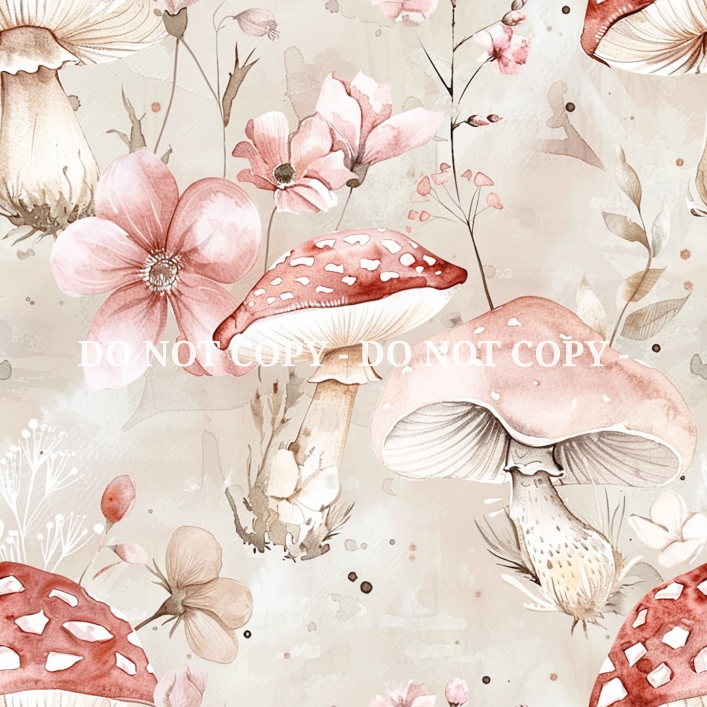 WATERCOLOR FAIRYTALE PATTERN VINYL - MULTIPLE VARIATIONS