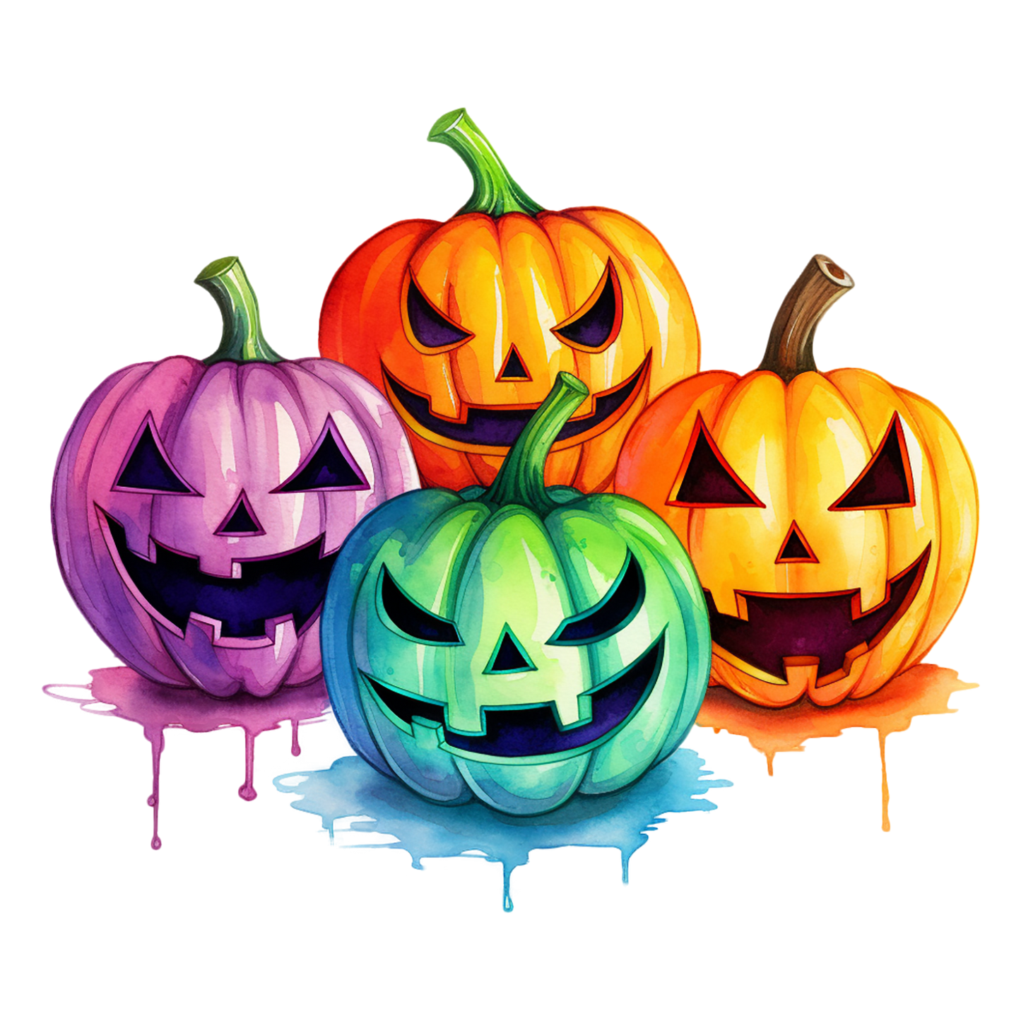 CUTE NEON HALLOWEEN - Decals