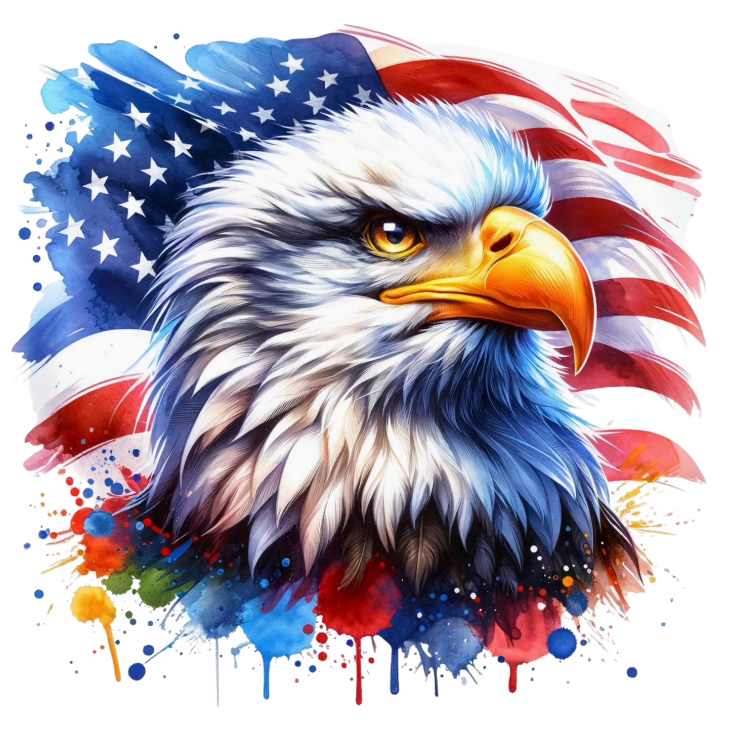 EAGLE FLAG - Decals