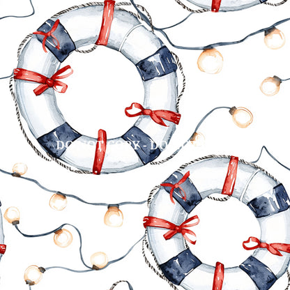 NAUTICAL NOEL PATTERN VINYL - MULTIPLE VARIATIONS