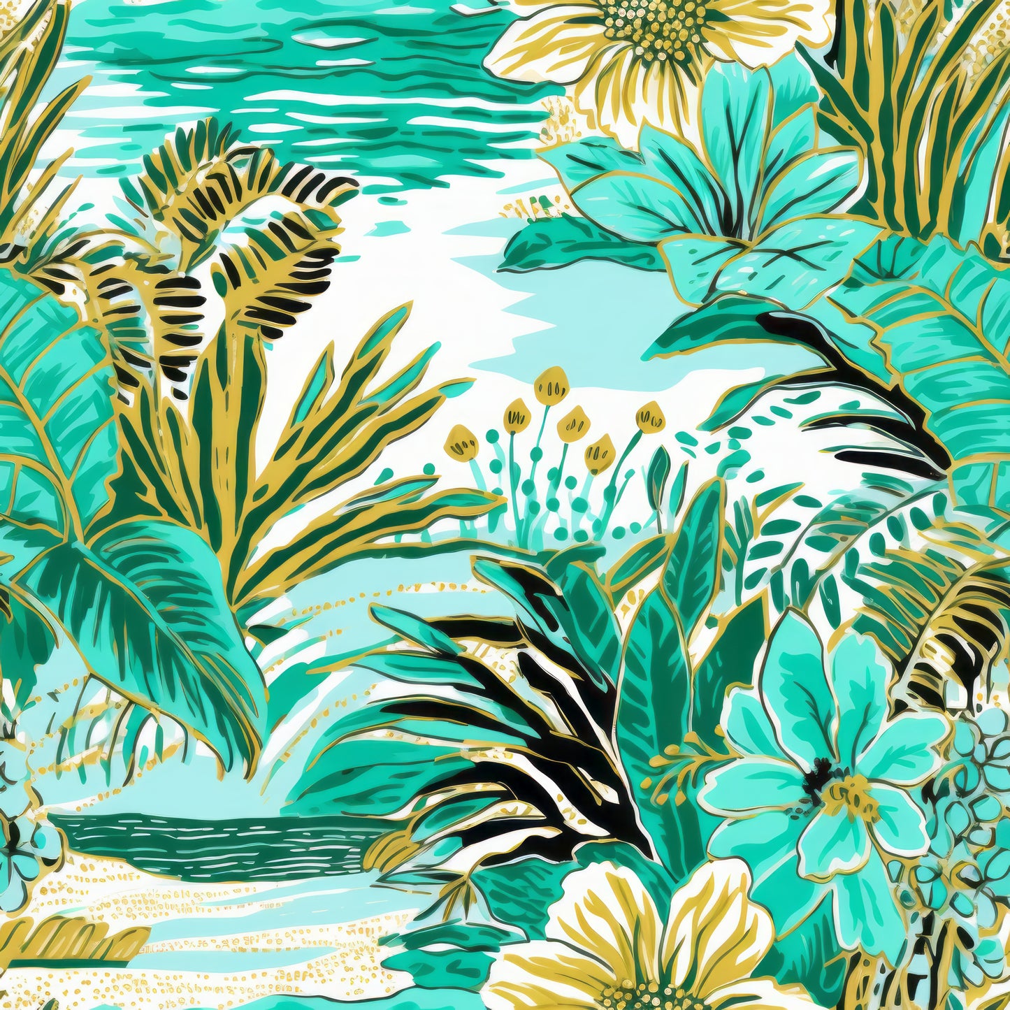PREPPY ISLAND FLORAL - MULTIPLE VARIATIONS
