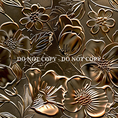 EMBOSSED FLORAL METAL - MULTIPLE VARIATIONS