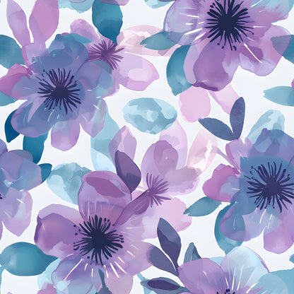 BLUE AND PURPLE FLOWERS - MULTIPLE VARIATIONS