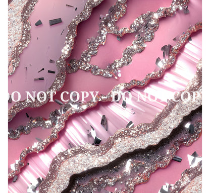 PINK GLAM AGATE PATTERN VINYL - MULTIPLE VARIATIONS