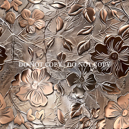EMBOSSED FLORAL METAL - MULTIPLE VARIATIONS
