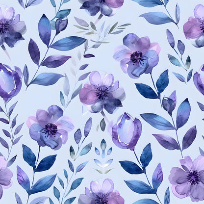 BLUE AND PURPLE FLOWERS - MULTIPLE VARIATIONS