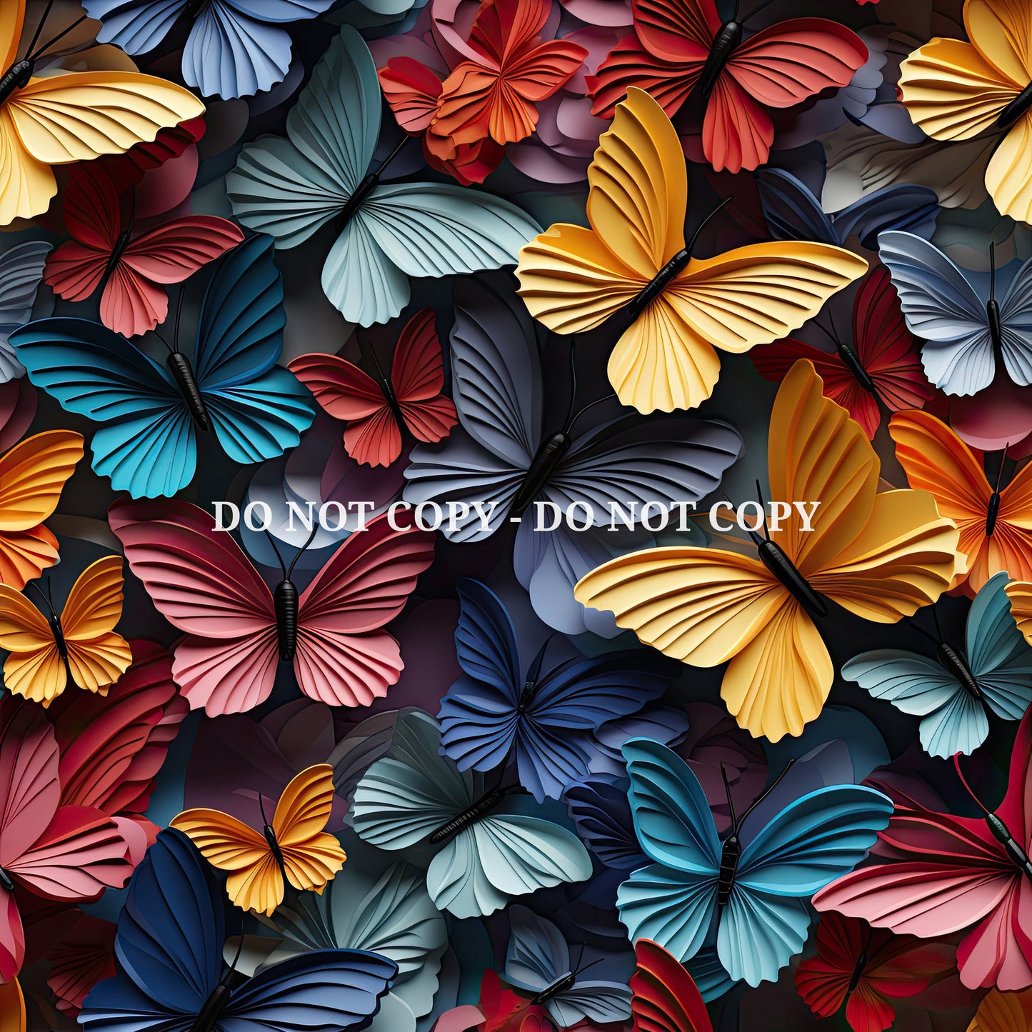3D BUTTERFLIES - MULTIPLE VARIATIONS