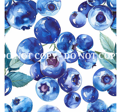 BLUEBERRY GARDEN PATTERN VINYL - MULTIPLE VARIATIONS