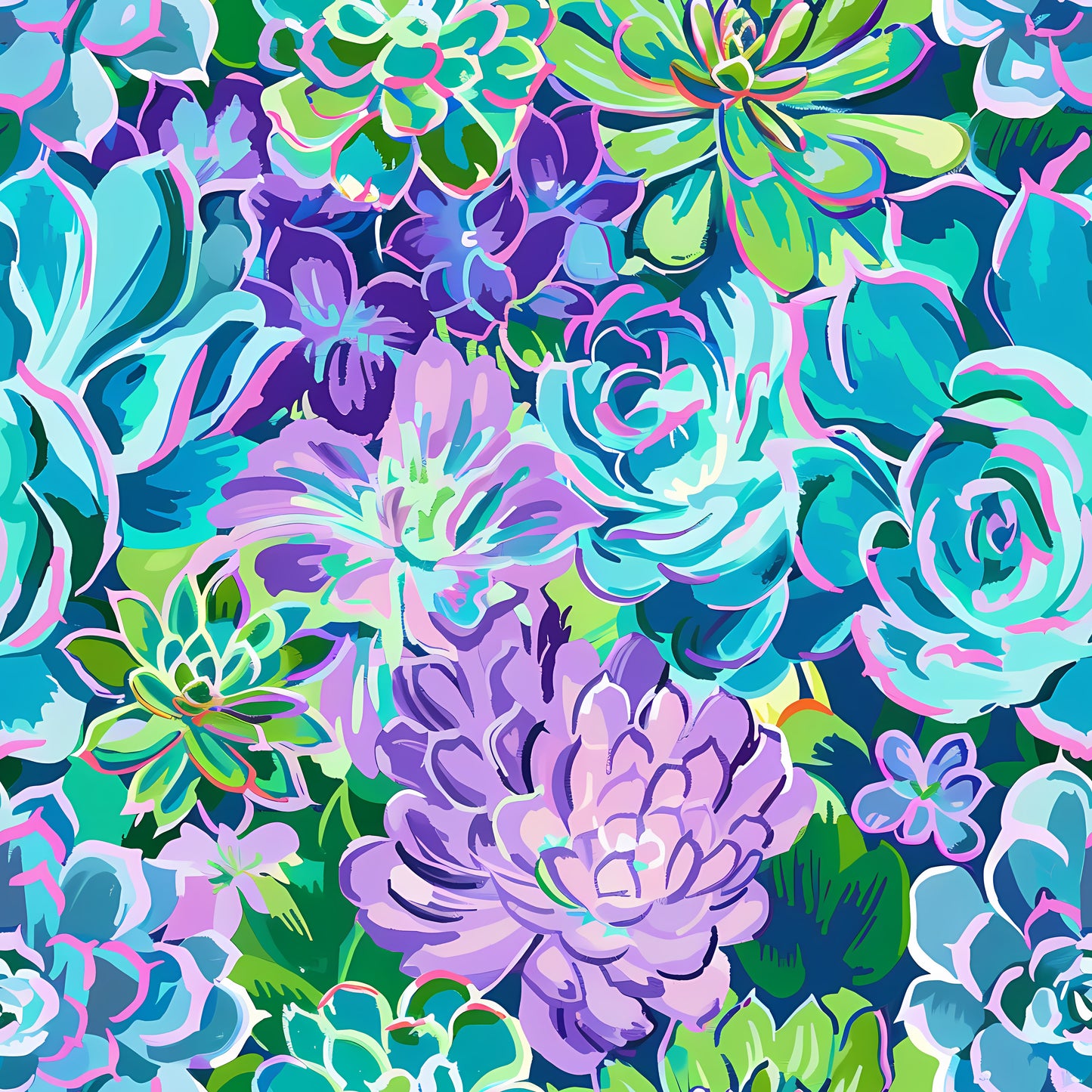 PREPPY SUCCULENTS - MULTIPLE VARIATIONS