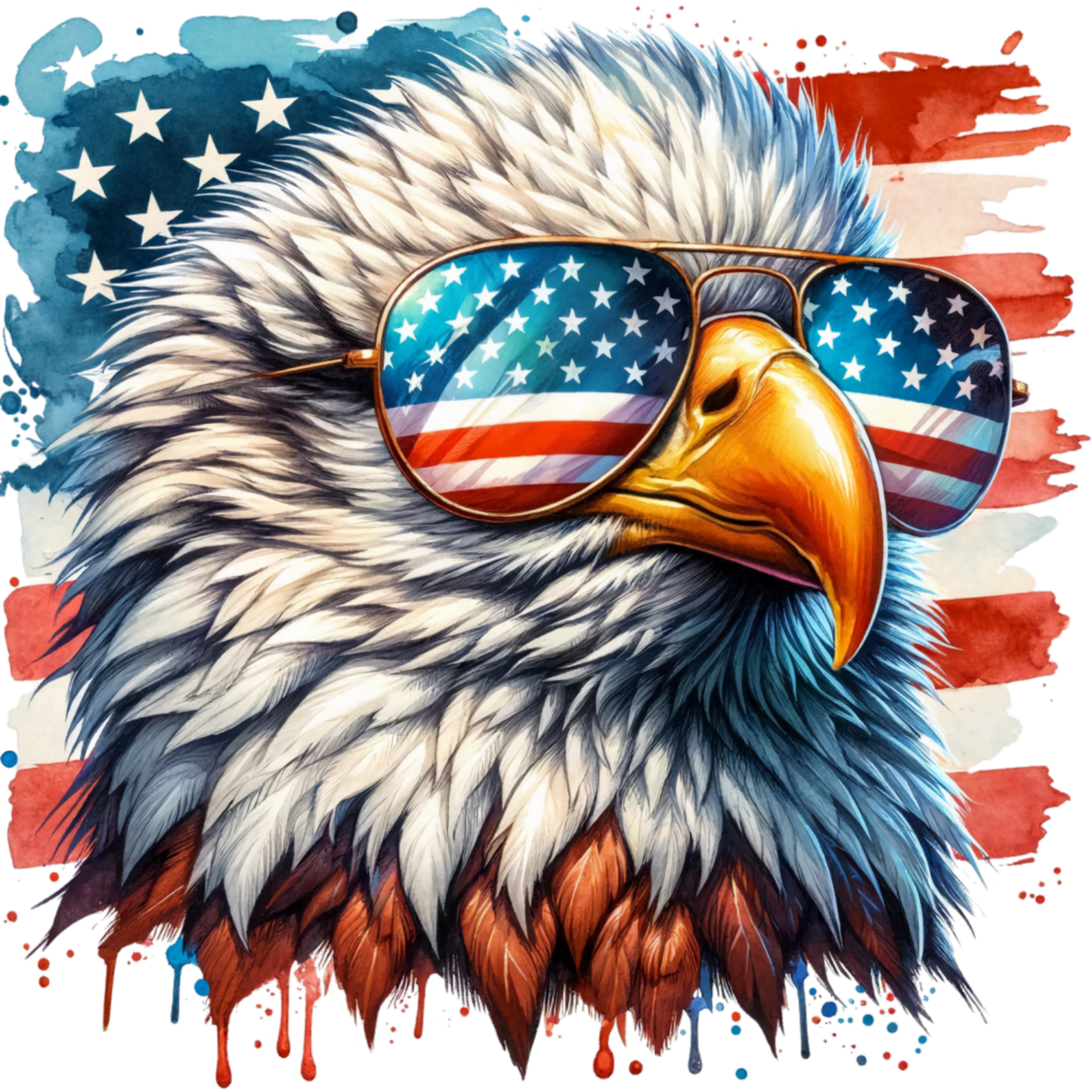 EAGLE FLAG - Decals