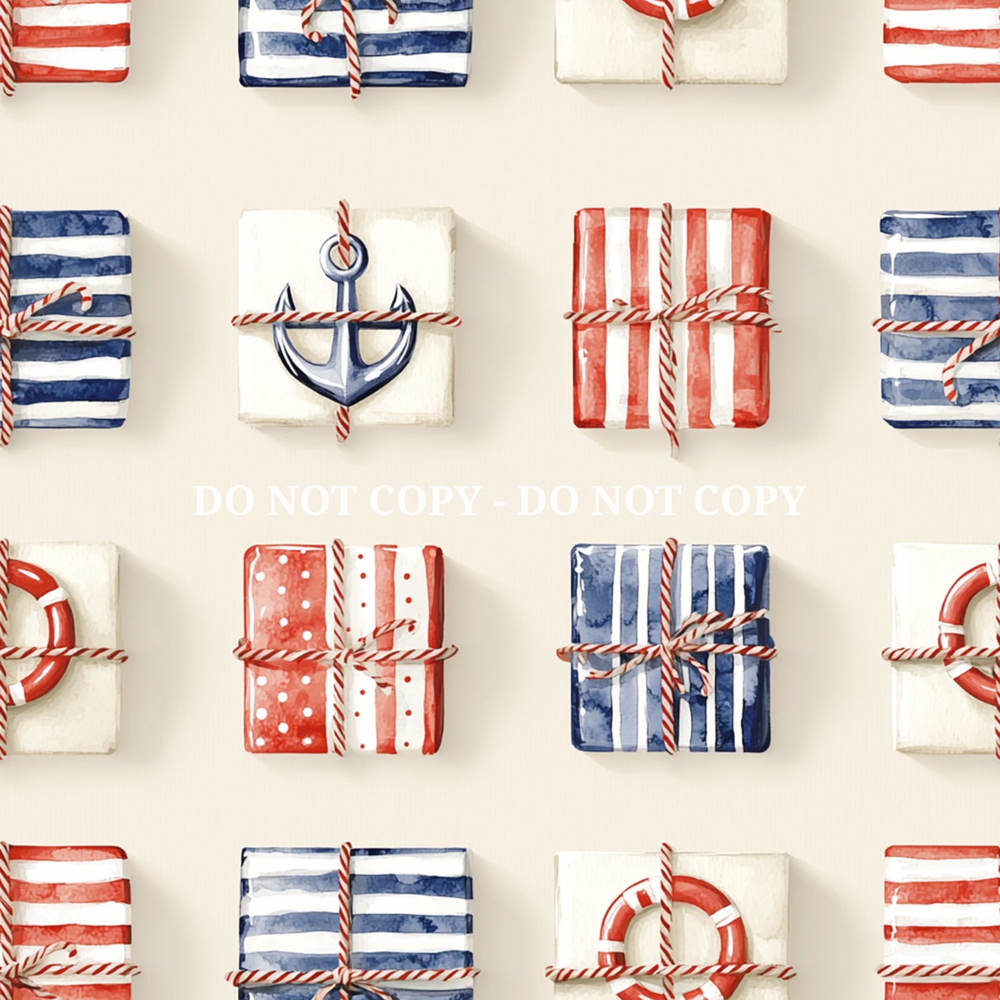 NAUTICAL NOEL PATTERN VINYL - MULTIPLE VARIATIONS