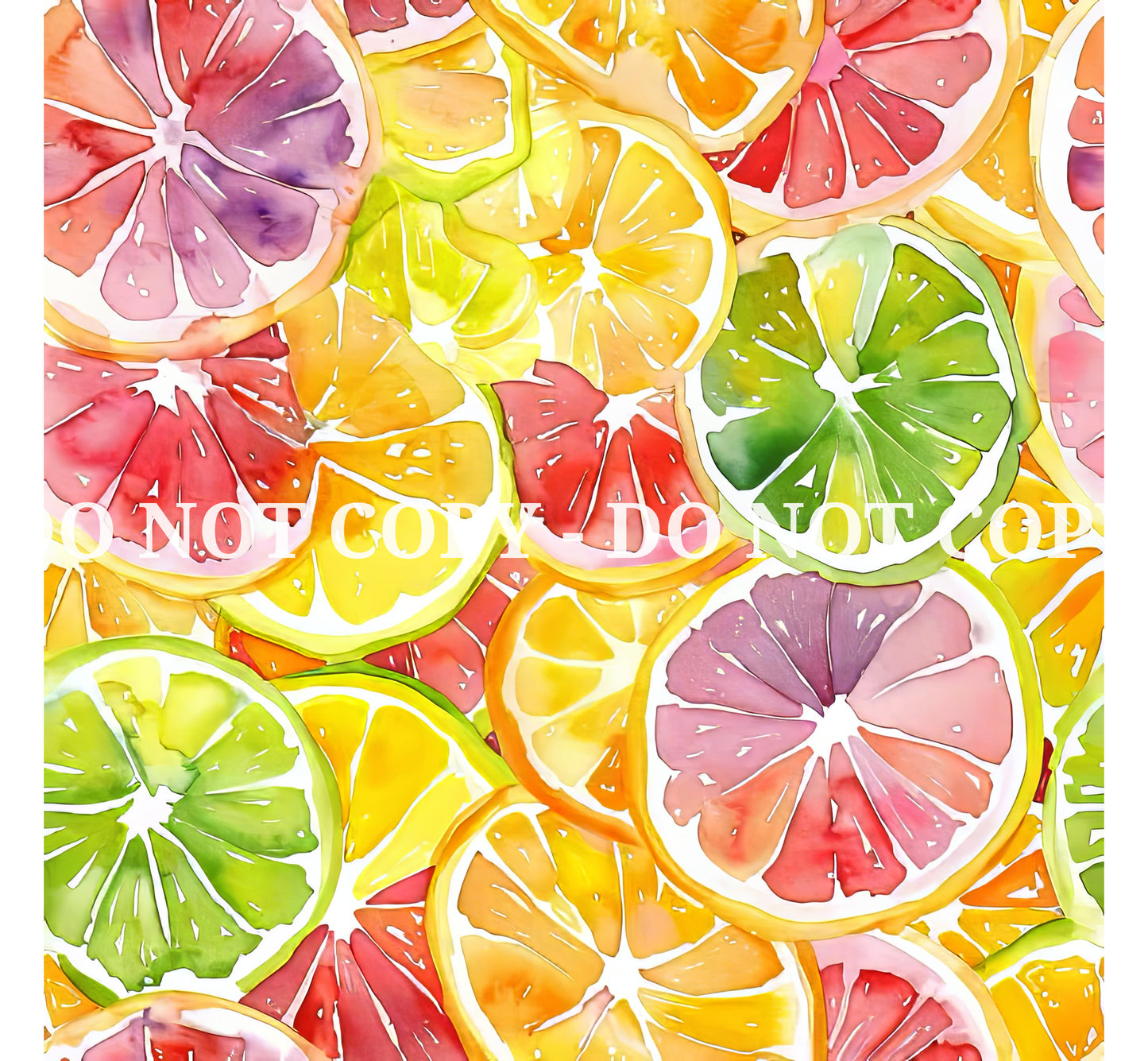 SLICES OF CITRUS PATTERN VINYL - MULTIPLE VARIATIONS