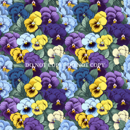 PANSEY FLOWERS - MULTIPLE VARIATIONS