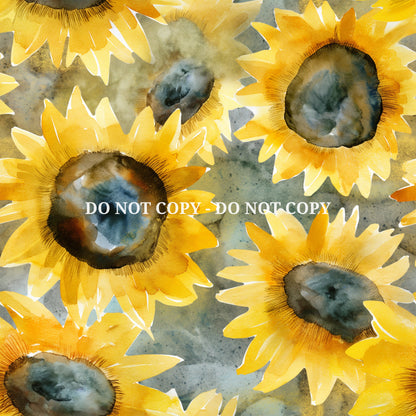 SUNFLOWER PATTERN VINYL - MULTIPLE VARIATIONS