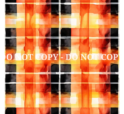 HALLOWEEN PLAID PATTERN VINYL - MULTIPLE VARIATIONS