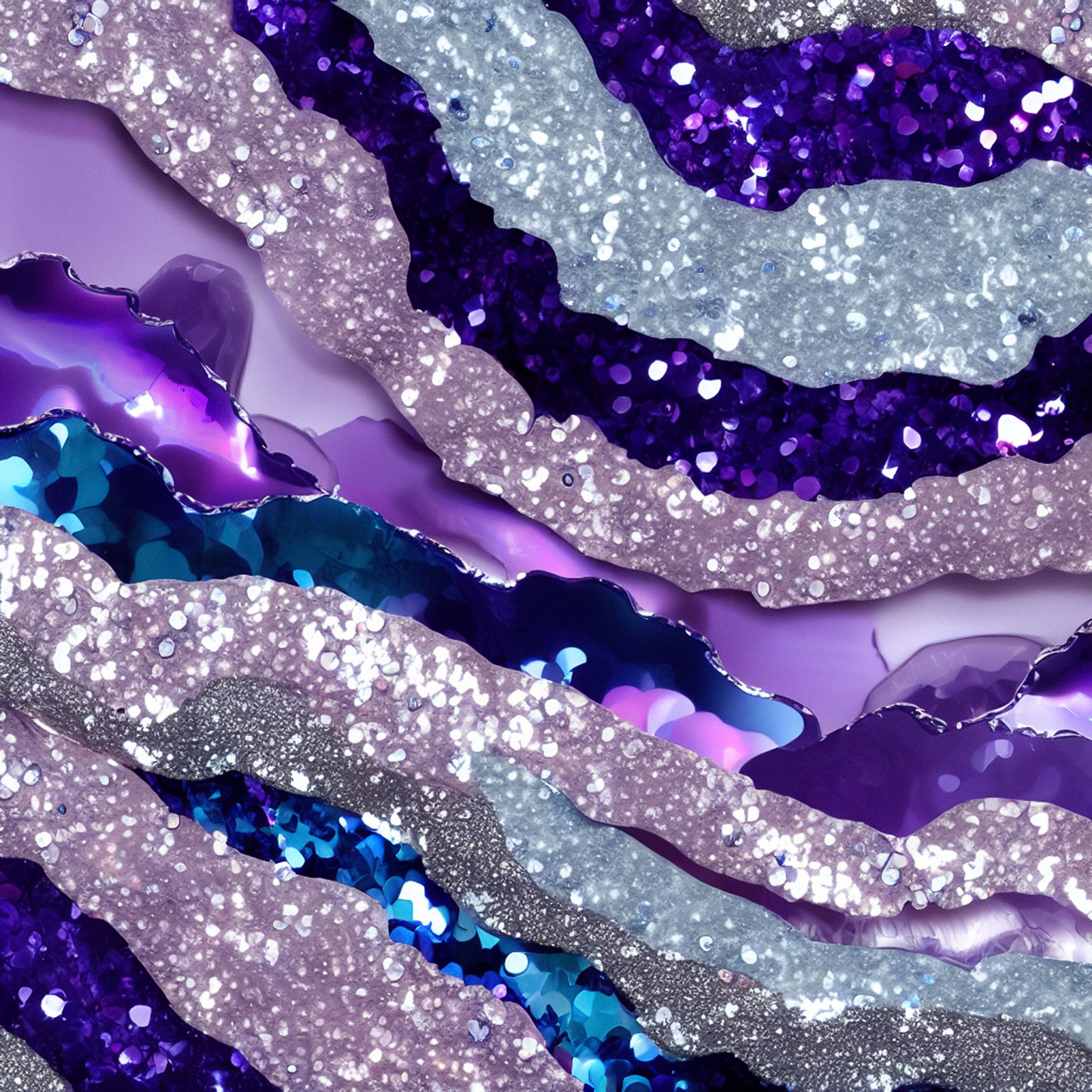 PURPLE AND BLUE AGATE GLAM - MULTIPLE VARIATIONS