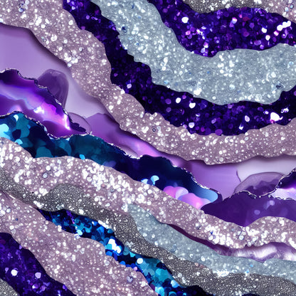 PURPLE AND BLUE AGATE GLAM - MULTIPLE VARIATIONS