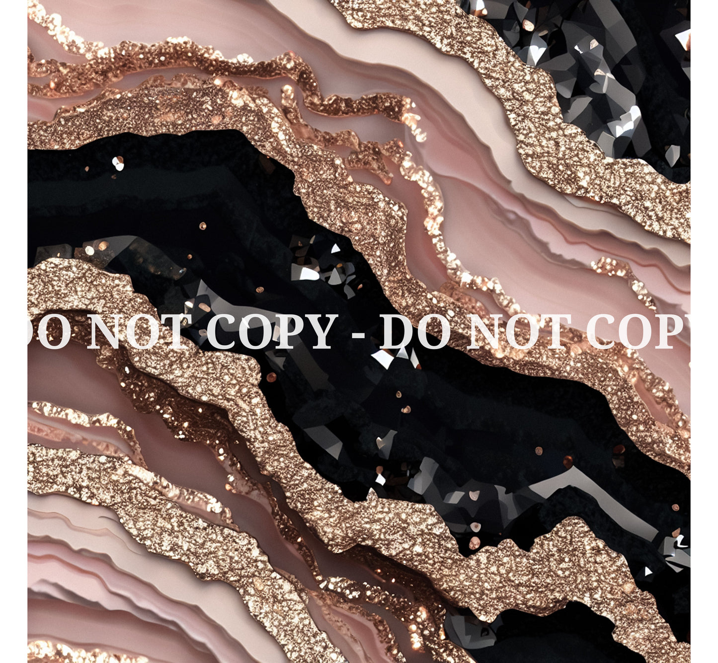 BLACK AND BLUSH GLAM AGATE PATTERN VINYL - MULTIPLE VARIATIONS