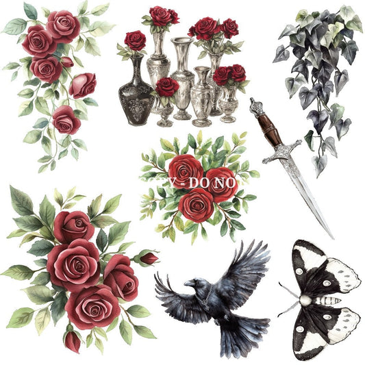MEDIEVAL CORE FLORAL - FLAIR SHEET