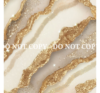 IVORY AND GOLD AGATE PATTERN VINYL - MULTIPLE VARIATIONS