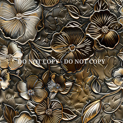 EMBOSSED FLORAL METAL - MULTIPLE VARIATIONS