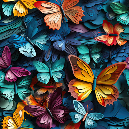 3D BUTTERFLIES - MULTIPLE VARIATIONS