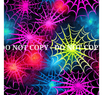 NEON HALLOWEEN PATTERN VINYL - MULTIPLE VARIATIONS