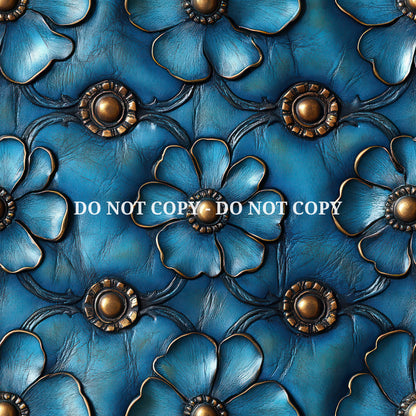 EMBOSSED AQUA LEATHER - MULTIPLE VARIATIONS