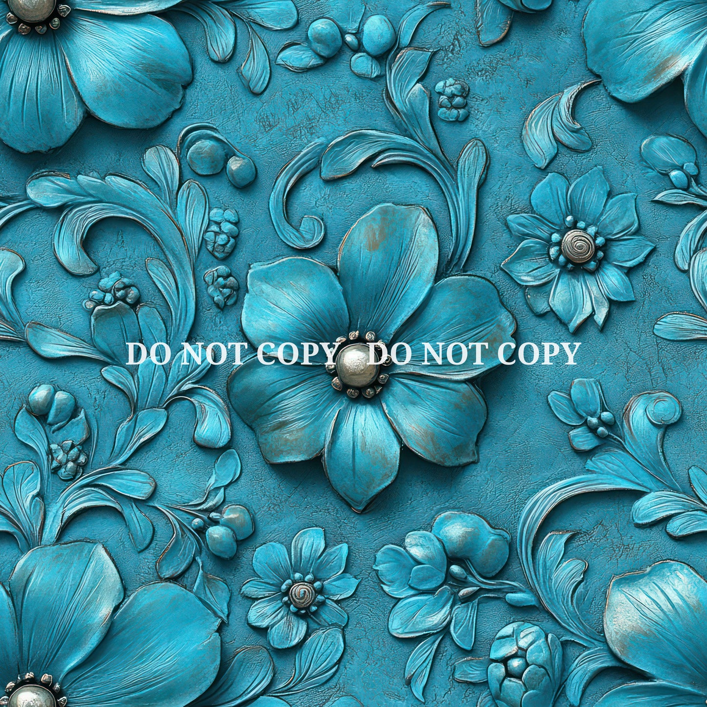EMBOSSED AQUA LEATHER - MULTIPLE VARIATIONS