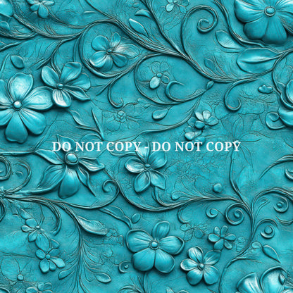 EMBOSSED AQUA LEATHER - MULTIPLE VARIATIONS