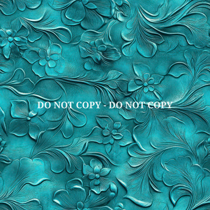 EMBOSSED AQUA LEATHER - MULTIPLE VARIATIONS