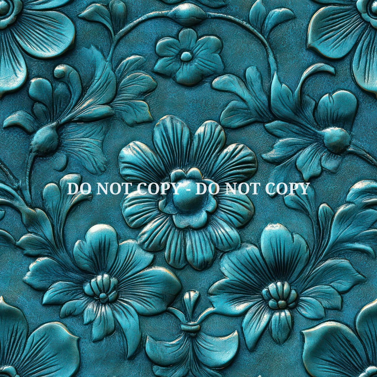 EMBOSSED AQUA LEATHER - MULTIPLE VARIATIONS