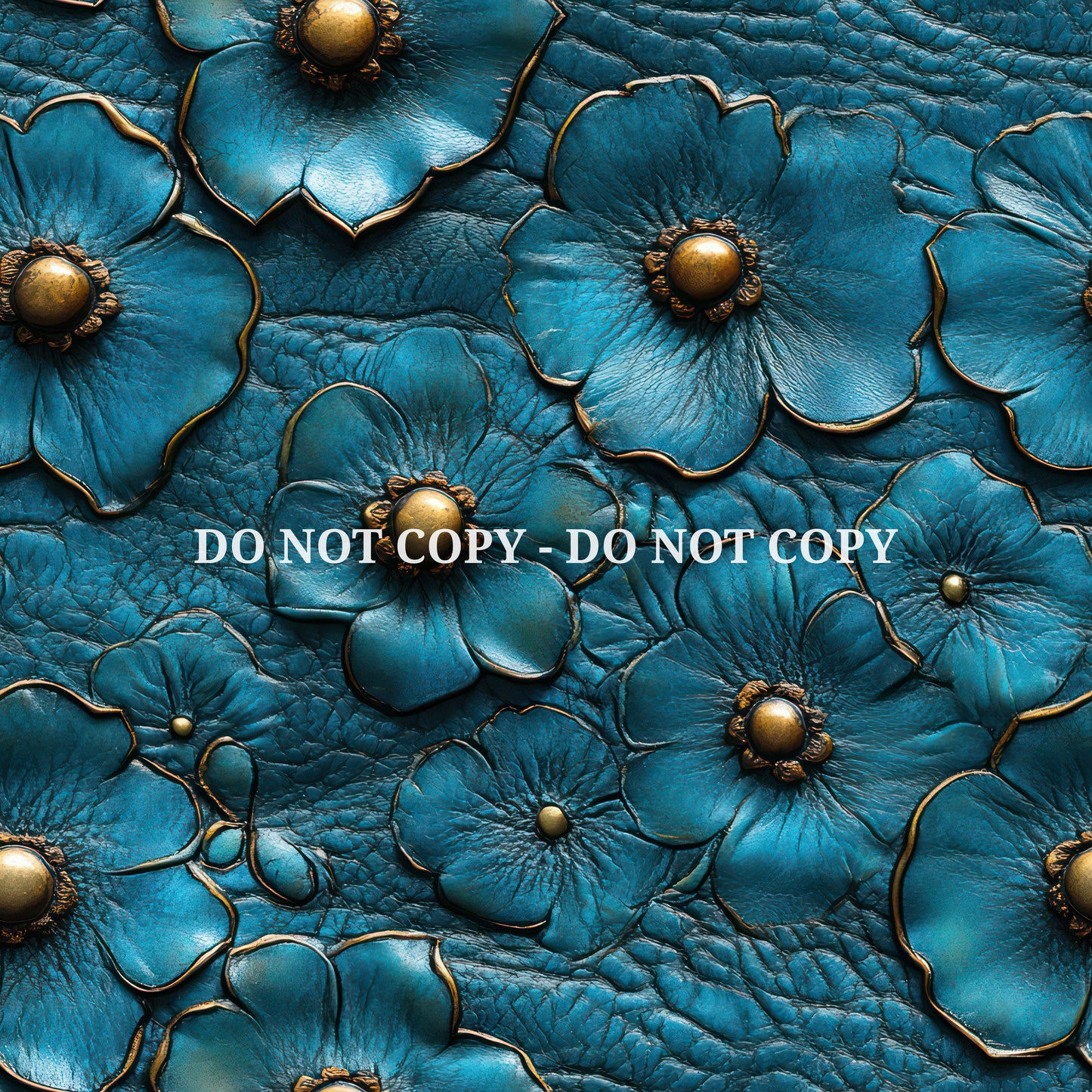 EMBOSSED AQUA LEATHER - MULTIPLE VARIATIONS