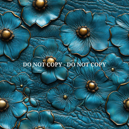 EMBOSSED AQUA LEATHER - MULTIPLE VARIATIONS