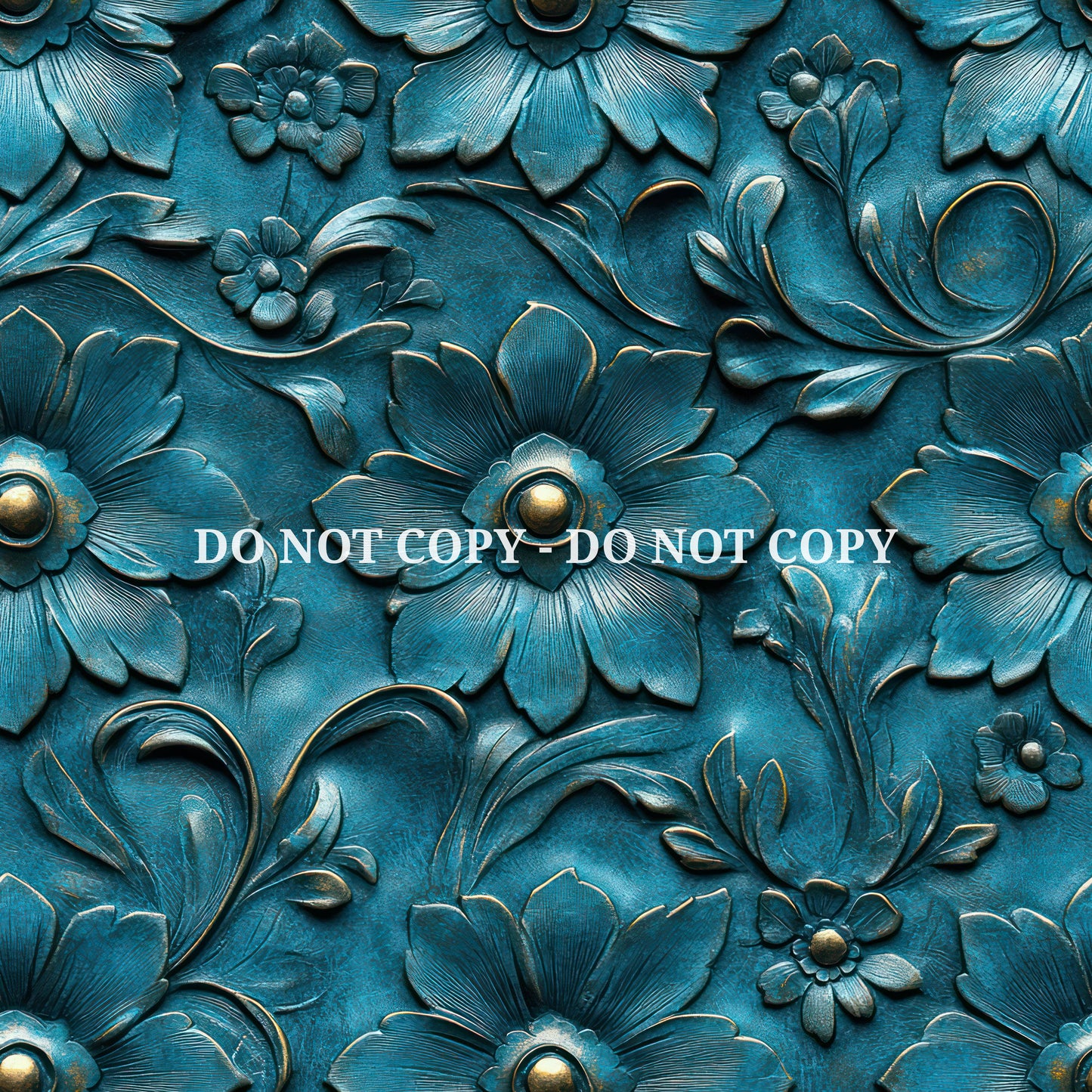 EMBOSSED AQUA LEATHER - MULTIPLE VARIATIONS