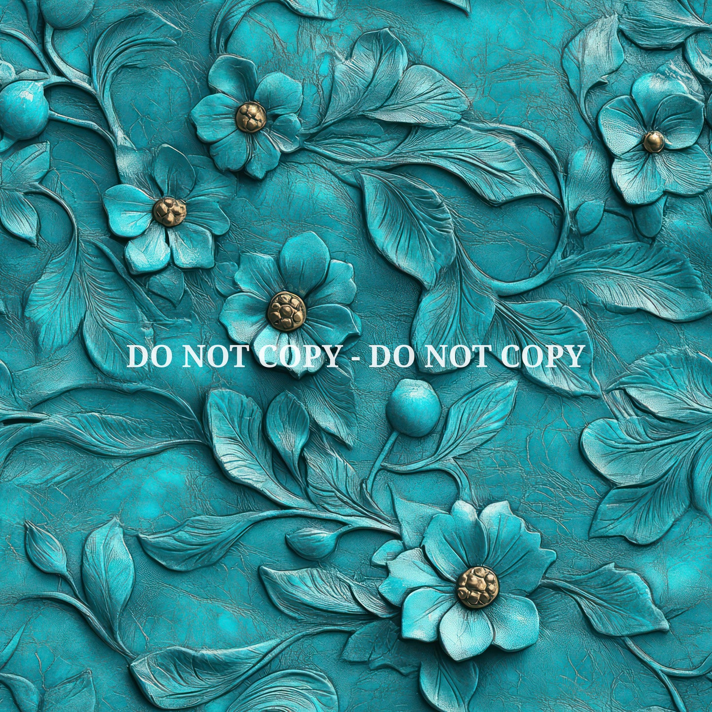 EMBOSSED AQUA LEATHER - MULTIPLE VARIATIONS