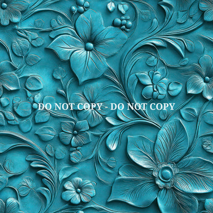 EMBOSSED AQUA LEATHER - MULTIPLE VARIATIONS