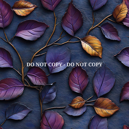 EMBOSSED PURPLE LEAVES - MULTIPLE VARIATIONS